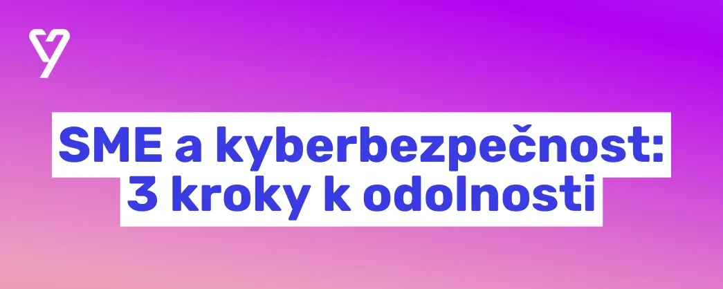 Infografika: 90 % světového byznysu tvoří SME, často bez rozpočtu na kyberbezpečnost. Ikona malého obchodu, barvy MoyaKybeon.