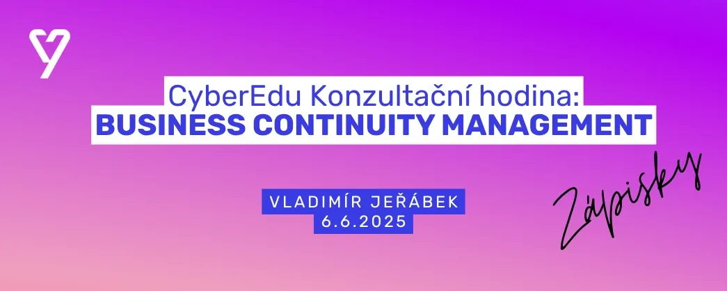 CyberEdu Konzultační hodina BCM