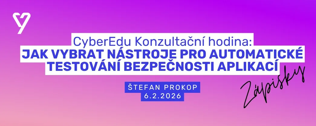 Štefan Prokop z projektu Bezpečný kód hovoří o výběru nástrojů pro AppSec a kybernetickou bezpečnost.